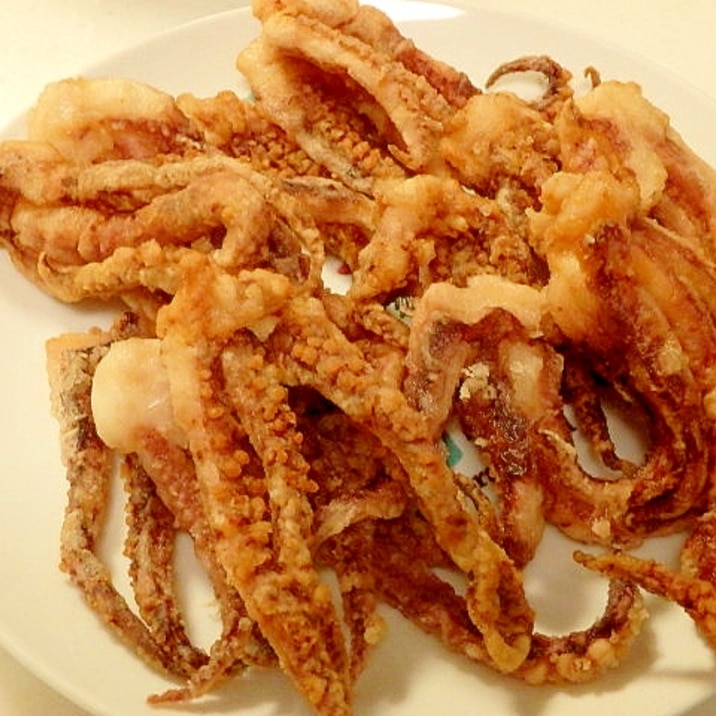 衣が剥げにくい いかげそのから揚げ レシピ 作り方 By めい 楽天レシピ 衣が剥げにくい いかげそのから揚げ レシピ 作り方 By めい 楽天レシピ